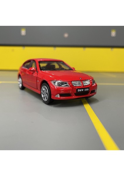 Bmw 330İ 1/36 Ölçek Diecast Metal Model Araba Oyuncak Araba Çek Bırak Araba