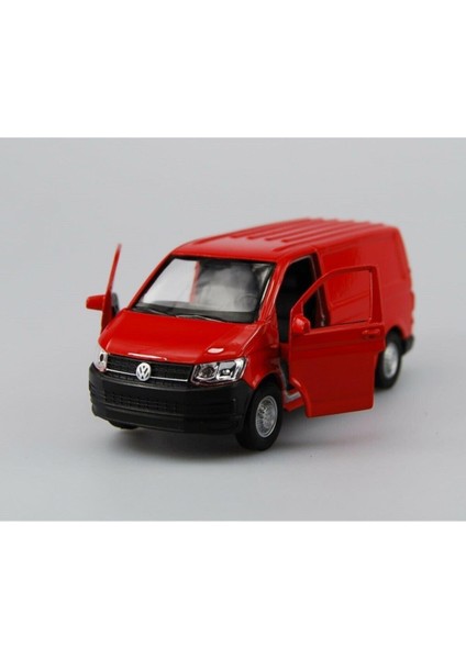 Transporter T6 Die Cast Metal Araba Orjinal Lisanslı 1-34 Kırmızı