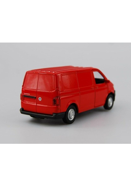 Transporter T6 Die Cast Metal Araba Orjinal Lisanslı 1-34 Kırmızı