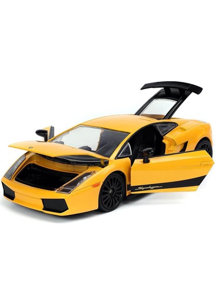 1:24 Hızlı ve Öfkeli Fast & Furious Lamborghini Gallardo Superleggera Araba modelleri