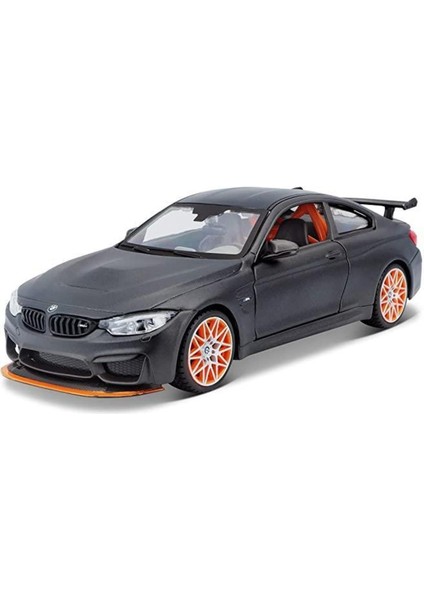 Bmw M4 Gts 1:24 Gri Model Araba