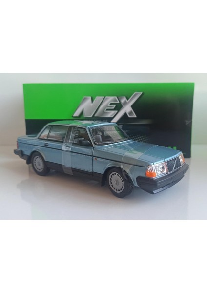 1/24 Ölçek Volvo 240 Gl Model Araba Mavi