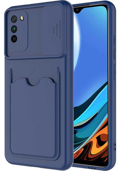 Vip Case Xiaomi Poco M3 Kamera Korumalı Cüzdan Kartlıklı Sağlam Kılıf