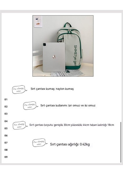 Moda Seyahat Büyük Kapasiteli Sırt Çantası-Öğrenci Gündelik Okul Çantası (Yurt Dışından) fiyatları