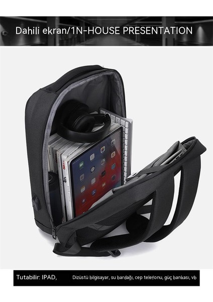 Su Geçirmez Aşınmaya Dayanıklı Sırt Çantası-Rahat Sert Kabuk Anti-Basınç Büyük Kapasiteli Iş Bilgisayar Çantası-Seyahat Okul Çantası Sırt Çantası (Yurt Dışından) indirimleri