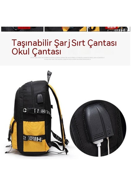 Aşınmaya Dayanıklı ve Su Geçirmez Öğrenci Sırt Çantası-Eğlence Seyahat Sırt Çantası-Moda Çocuk Sırt Çantası (Yurt Dışından)