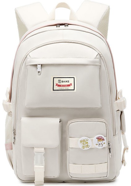 Su Geçirmez ve Aşınmaya Dayanıklı Büyük Kapasiteli Öğrenci Okul Çantası-Moda Dış Seyahat Çantası-Koruyucu Omurga Askısı Kalem Çantası Göğüs Çantası Omuz Çantası (Yurt Dışından)