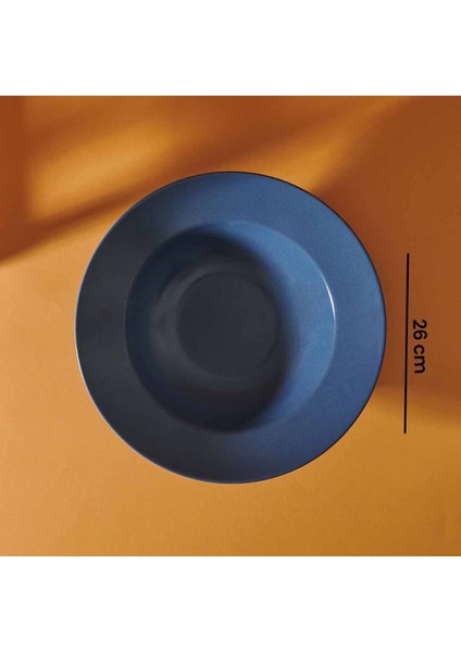 Delta Makarna Tabağı - 26 Cm - Mavi