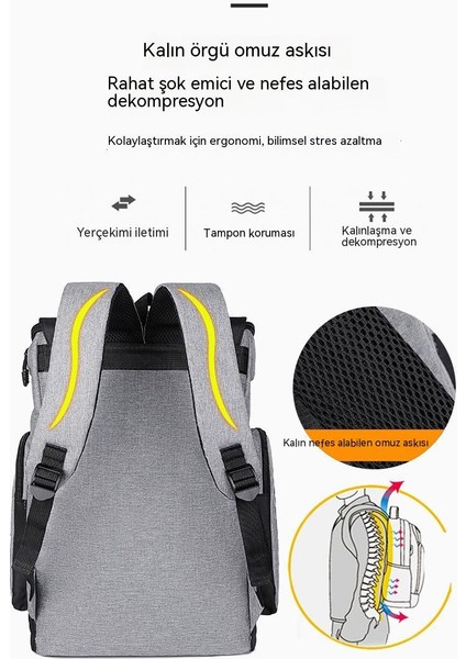 Su Geçirmez ve Aşınmaya Dayanıklı Büyük Kapasiteli Omuz Çantası-Eğlence Seyahat Bilgisayar Kitabı-Öğrenci Okul Çantası (Yurt Dışından)