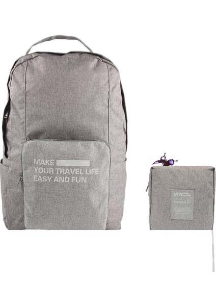 Hafif Su Geçirmez Katlanır Omuz Sırt Çantası-Moda Öğrenci Çantası-Açık Çok Fonksiyonlu Seyahat Çantası-Dağcılık Çantası (Yurt Dışından)