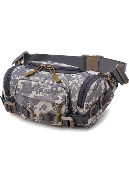 Dış Mekan Bel Çantası, Taktik Bel Çantası, Çok Amaçlı Tek Omuzlu Crossbody Çanta, Spor Bisiklet Bel Çantası-Erkek (Yurt Dışından)