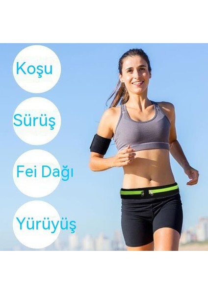 Go Biz Koşu Cep Telefonu Bel Çantası, Sıkı Su Geçirmez Gizli Spor Bel Çantası, Erkekler ve Kadınlar Açık Streç Ultra Hafif Mini Spor Kemer (Yurt Dışından)