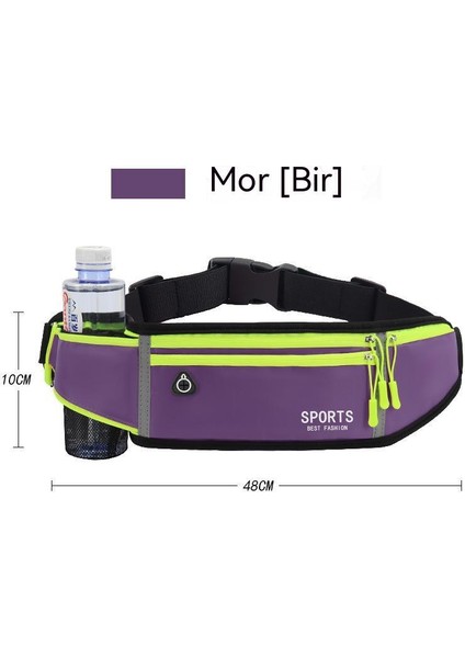 Spor Bel Çantası, Erkek Koşu Cep Telefonu Bel Çantası, Çok Fonksiyonlu Görünmez Ultra Ince Kemer Su Geçirmez Spor Çantası (Yurt Dışından) fiyatları
