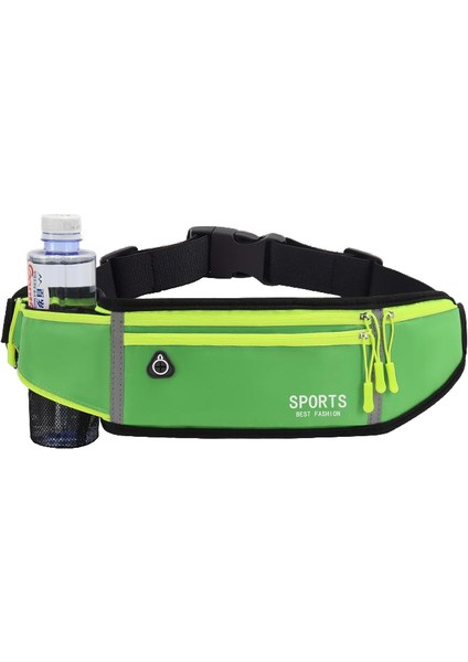 Spor Bel Çantası, Erkek Koşu Cep Telefonu Bel Çantası, Çok Fonksiyonlu Görünmez Ultra Ince Kemer Su Geçirmez Spor Çantası (Yurt Dışından)