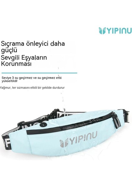 Go Biz Moda Açık Spor Bel Çantası, Koşu Su Geçirmez Cep Telefonu Bel Çantası, Rahat Messenger Çanta (Yurt Dışından)