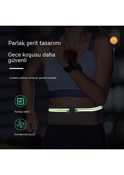 Go Biz Spor Bel Çantası, Koşu Cep Telefonu Çantası, Erkekler ve Kadınlar Için Açık Ekipman Fitness Küçük Kemer Çantası (Yurt Dışından)