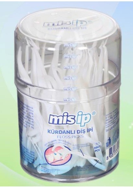 Kürdanlı Diş Ipi 50'li Silindir Kutu