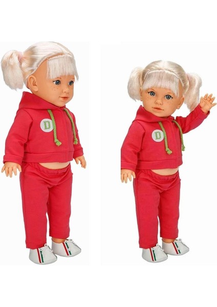 Oyuncakfabrikasi Tina Bebek Sporty Eşofmanlı Et Bebek 45 cm fiyatları