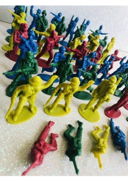 Asker Seti Oyuncak Toplam 44 Parça Kurşun Asker