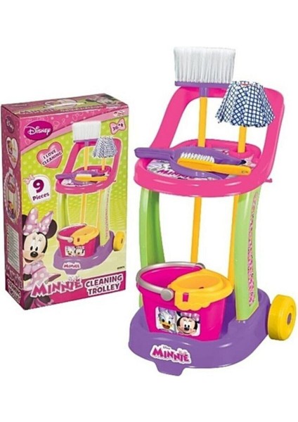 Minnie Mouse Temizlik Arabası, Oyuncak Temizlik Arabası 01971