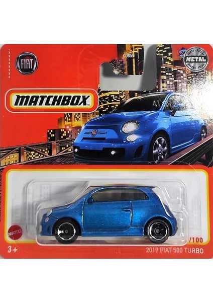 C0859 1:64 Tekli Arabalar 2019 Fıat 500 Turbo HFR65