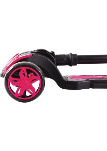 Cool Wheels Scooter Oturaklı Cool Wheels LED Tekerli Pembe