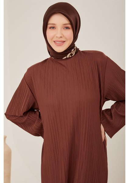 Elbise 23YD7401 Kahverengi