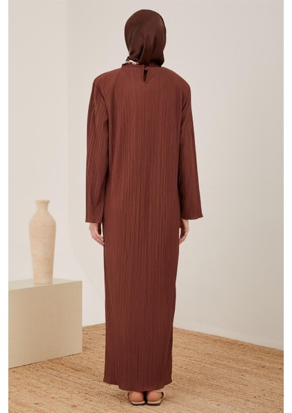 Elbise 23YD7401 Kahverengi indirimleri