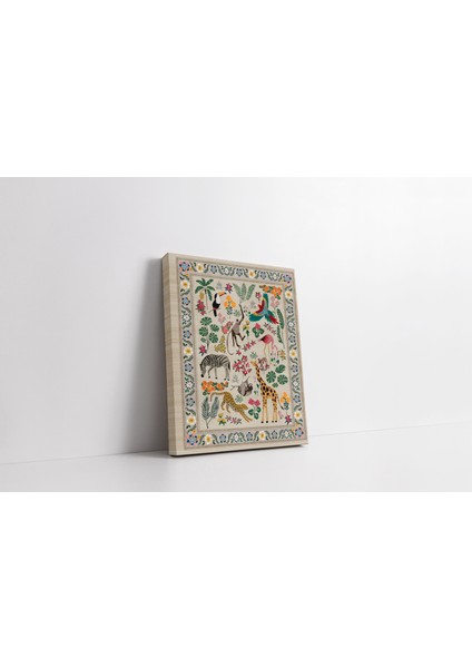 Kanvas Tablo 992 Botanik ve Sevimli Hayvanlar Temalı 219