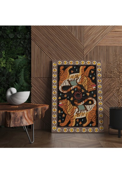 Kanvas Tablo 925 Figürlü Çok Renkli Modern 173