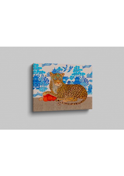 Kanvas Tablo 1049 Kaplan Blue Blanc Arka TEMALI 147