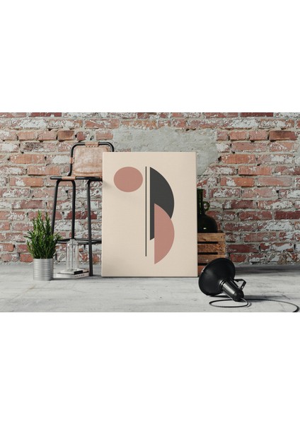 Kanvas Tablo Krem Siyah Minimalist Desen 290 indirimleri