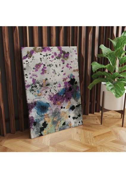 Kanvas Tablo Soyut ve Batik Desen Çok Renkli 52