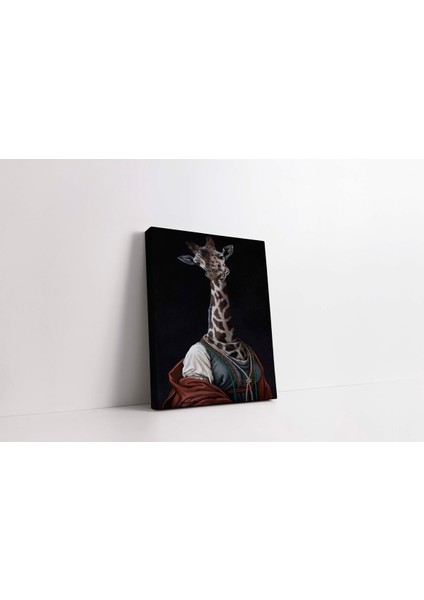 Kanvas Tablo Inci Kolyeli Zürafa 202