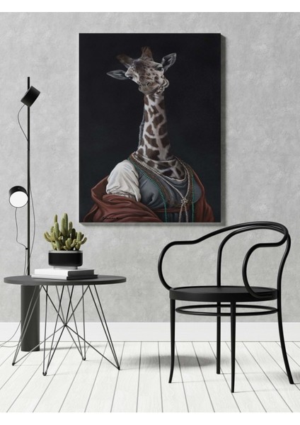 Kanvas Tablo Inci Kolyeli Zürafa 202 fiyatları