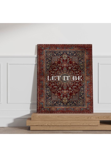 Kanvas Tablo Let It Be Vintage Temalı 113