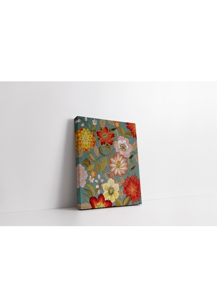 Kanvas Tablo 1174 Yeşil Çiçek DESENLI 266