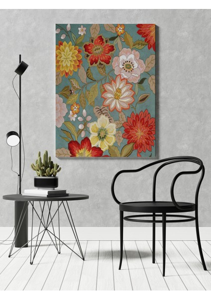 Kanvas Tablo 1174 Yeşil Çiçek DESENLI 266 fırsatları