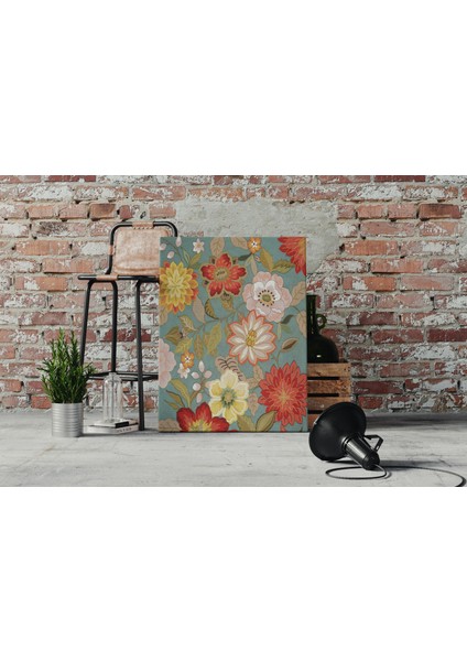 Kanvas Tablo 1174 Yeşil Çiçek DESENLI 266 indirimleri