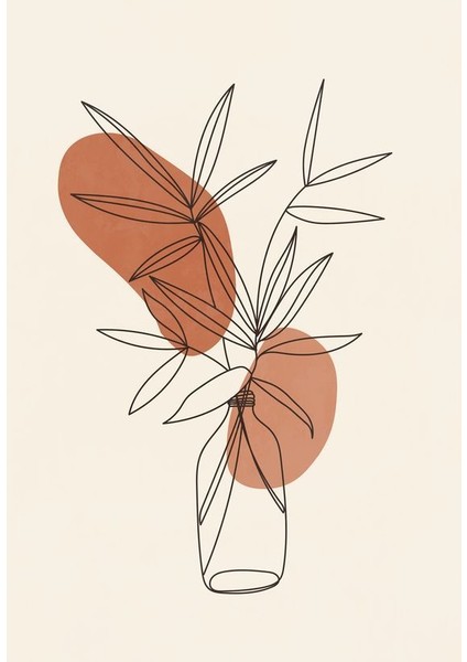 Kanvas Tablo Vazoda Çiçekler Temalı 59 modelleri