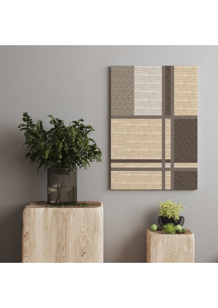 Kanvas Tablo 512 Natural Kahve Bej Krem Çizgili 225 fiyatları