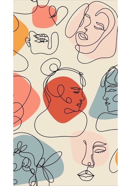 Kanvas Tablo Kadın Silüyetleri Temalı 62 modelleri