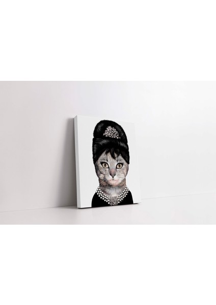 Kanvas Tablo 858 Kedi Figürlü 207