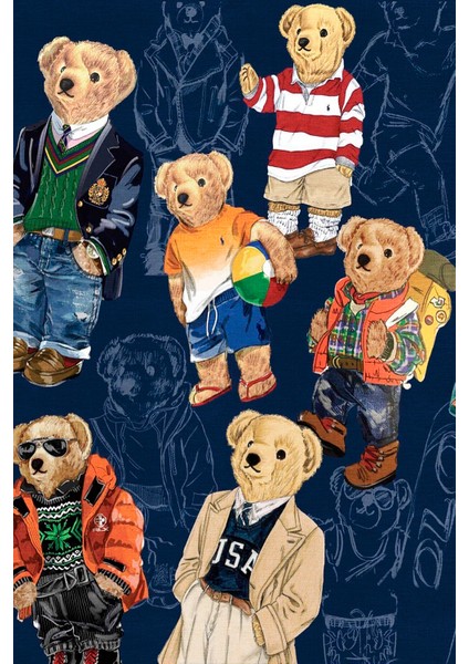 Kanvas Tablo Teddy Bear Desenli 950 fiyatları