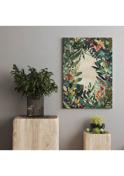 Kanvas TABLO 1114 Botanik Temalı Bej 172