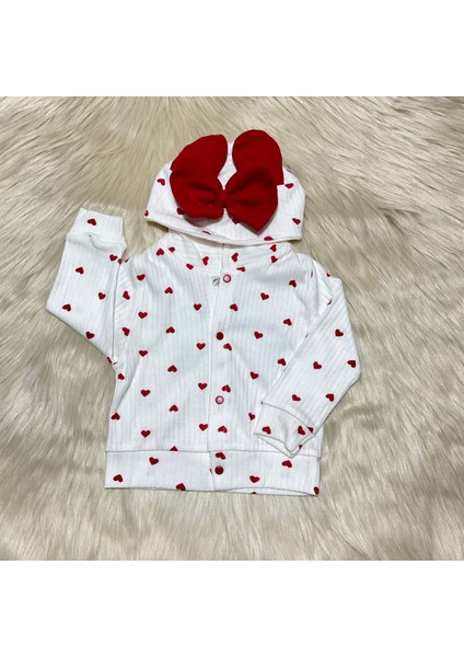 Yeni Sezon 3 Parça Hırkalı Kalpli Kız Takım fırsatları