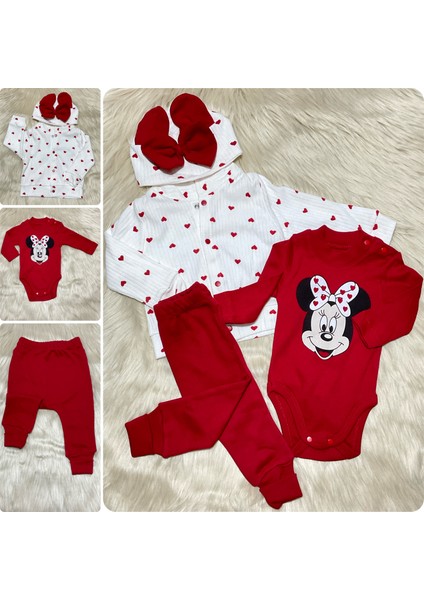 Yeni Sezon 3 Parça Hırkalı Kalpli Kız Takım indirimleri