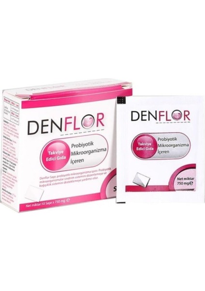 Denizpharma Denflor(Probiyotik) 10 Şase Denflor