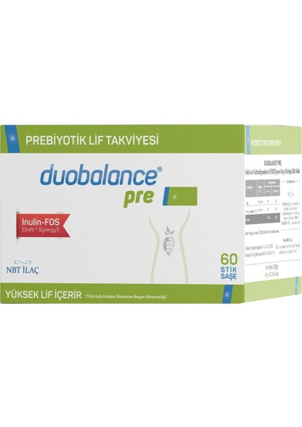 Duobalance Pre Prebiyotik Lif 60 Saşe