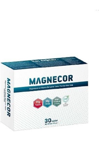 ,magnezyum ve B6 Vitamini Içeren Gıda Takviyesi - 30 Tablet